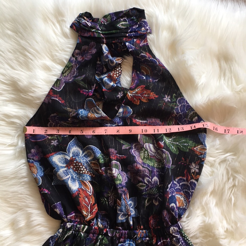 Show Me Your Mumu Karolina Collar Halter Maxi Dress - in City Nights Glimmer - Picture 6 of 14